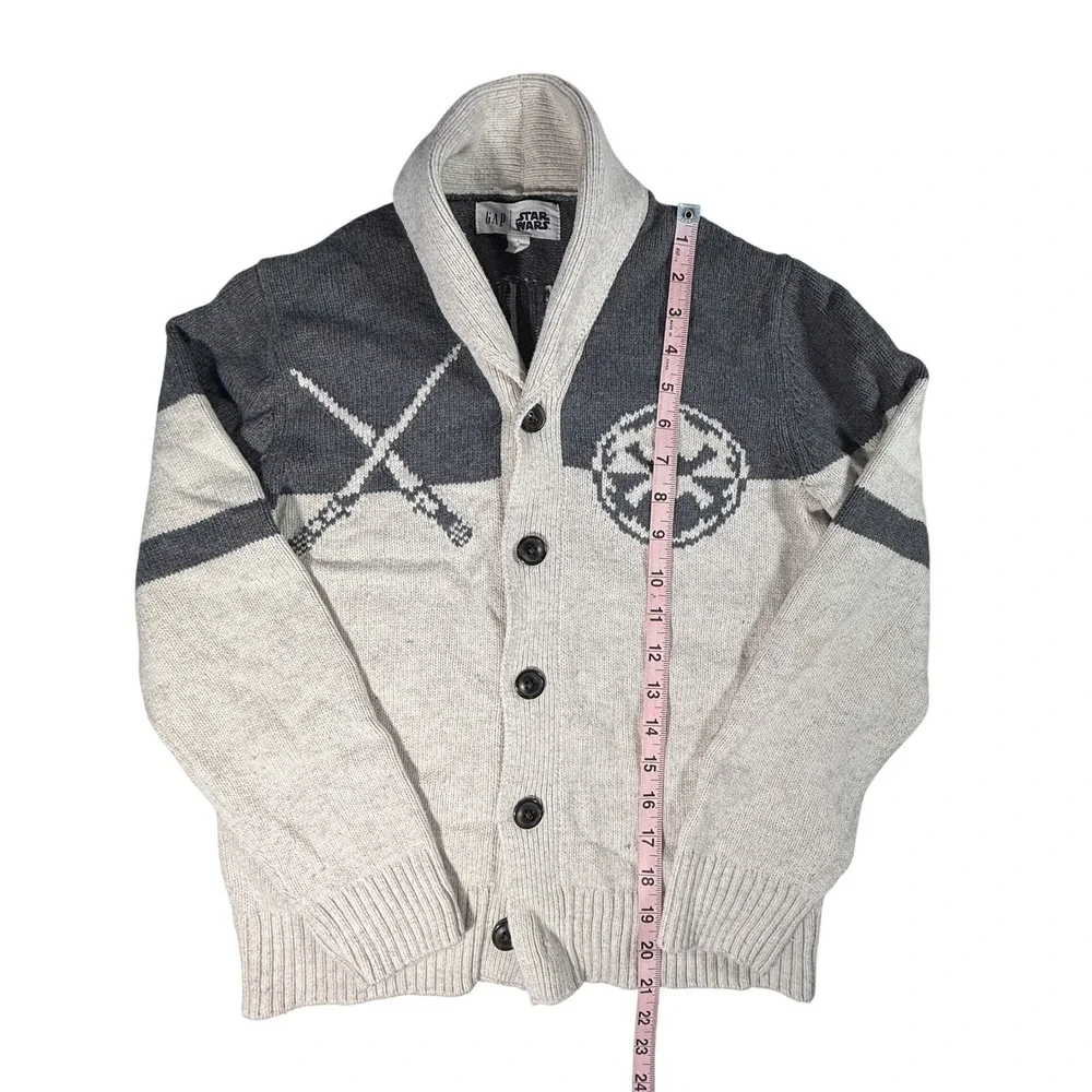 Gap Star Wars Darth Vader Shawl Collar Cardigan Sweater‎ Youth Large G (10-11)